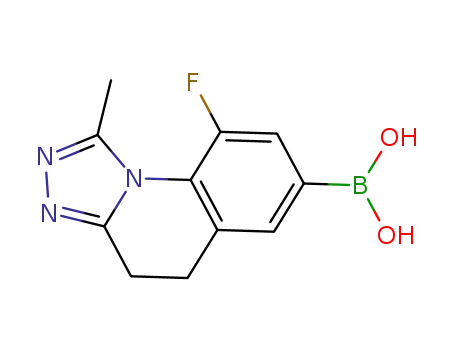 (9-fluoro-1-methyl-4,5-dihydro-[1,2,4]triazolo[4,3-a]quinolin-7-yl)boronic acid