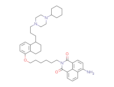 6-amino-2-(6-{1-[3-(4-cyclohexylpiperazin-1-yl)propyl]-1,2,3,4-tetrahydronaphthalen-5-yloxy}hexyl)-1H-benzo[de]isoquinoline-1,3(2H)-dione