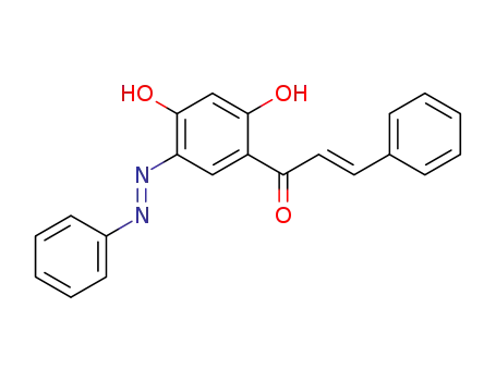 (2E)-1-{2,4-dihydroxy-5-[(E)-2-phenyldiazen-1-yl]phenyl}-3-phenylprop-2-en-1-one