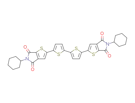 2,2'-(2,2'-bithiophene-5,5'-diyl)bis(5-cyclohexyl-5H-thieno-[3,2-c]pyrrole-4,6-dione)