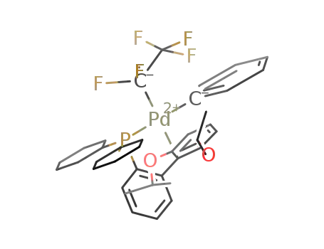 (RuPhos)Pd(C<SUB>2</SUB>F<SUB>5</SUB>)(Ph)