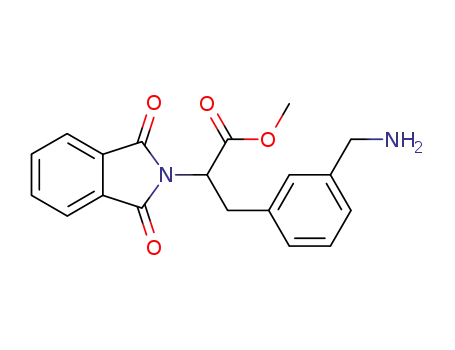 3-(3-aminomethyl-phenyl)-2-(1,3-dioxo-1,3-dihydro-isoindol-2-yl)-propionic acid methyl ester
