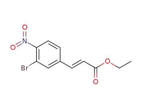 (E)-ethyl 3-(3-bromo-4-nitrophenyl)acrylate