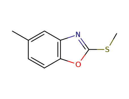 Molecular Structure of 439608-30-7 (2-Methylthio-5-methylbenzoxazole)