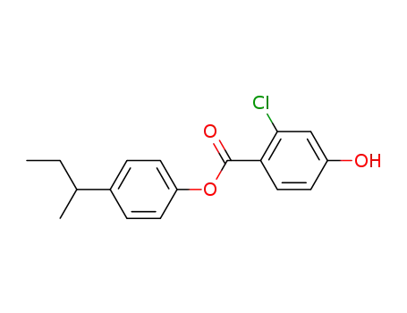 2-Chloro-4-hydroxy-benzoic acid 4-sec-butyl-phenyl ester