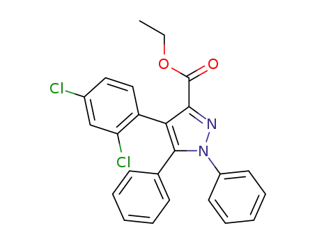 ethyl 4-(2,4-dichlorophenyl)-1,5-diphenyl-1H-pyrazole-3-carboxylate