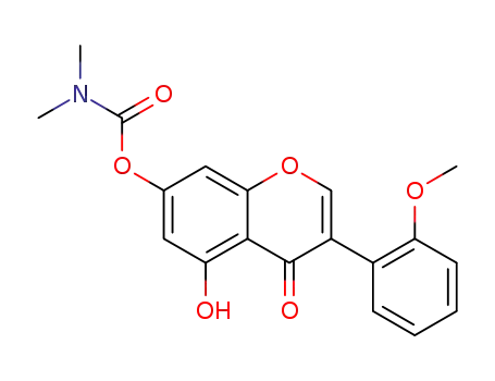 5-hydroxy-3-(2-methoxyphenyl)-4-oxo-4H-chromen-7-yl dimethylcarbamate