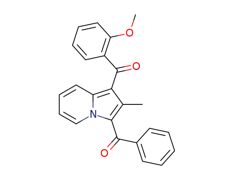 (3-benzoyl-2-methylindolizin-1-yl)(2-methoxyphenyl)methanone