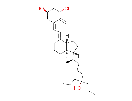 Molecular Structure of 106372-51-4 (1,25-dihydroxy-26,27-dipropylcholecalciferol)
