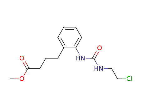 Benzenebutanoic acid, 2-[[[(2-chloroethyl)amino]carbonyl]amino]-,
methyl ester