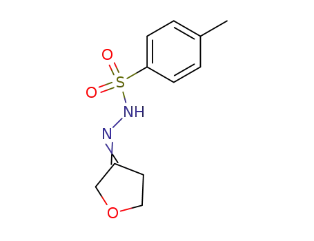 Molecular Structure of 1708-19-6 (N'-(dihydrofuran-3(2H)-ylidene)-4-methylbenzene-sulfonohydrazide)