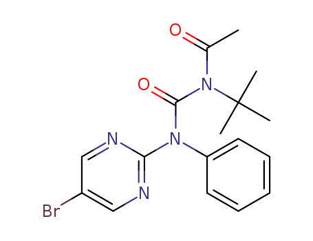 1-acetyl-3-(5-bromo-pyrimidin-2-yl)-1-tert-butyl-3-phenyl-urea