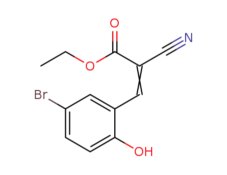 ethyl β-(5-bromo-2-hydroxyphenyl)-α-cyanoacrylate