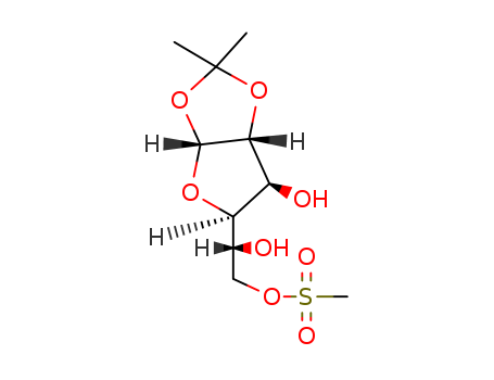 1,2,O-Isopropylidene-6-O-methylsulfonyl-a-D-glucofuranose