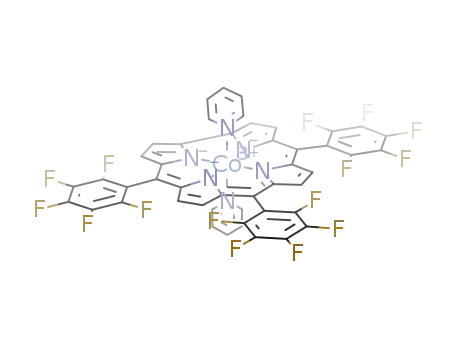 [(5,10,15-tris(pentafluorophenyl)corrolato)cobalt(III)bis(pyridine)]