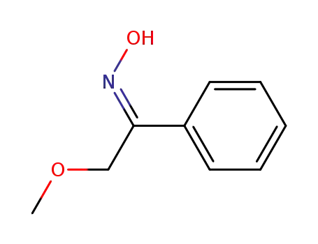Molecular Structure of 67155-48-0 ((E)-2-methoxy-1-phenylethanone oxime)