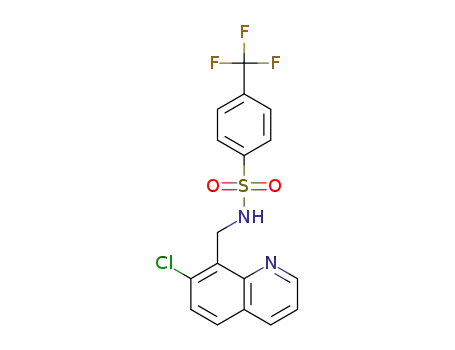N-((7-chloroquinolin-8-yl)methyl)-4-(trifluoromethyl)benzenesulfonamide