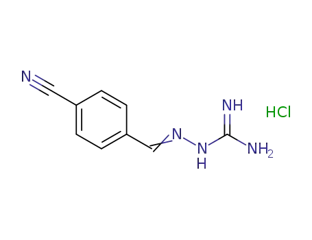 Hydrazinecarboximidamide, 2-[(4-cyanophenyl)methylene]-,
monohydrochloride