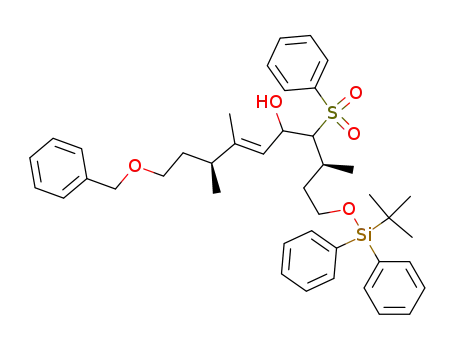 (E)-(3S,8S)-4-Benzenesulfonyl-10-benzyloxy-1-(tert-butyl-diphenyl-silanyloxy)-3,7,8-trimethyl-dec-6-en-5-ol
