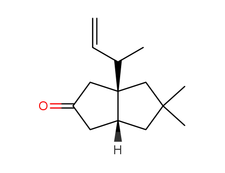 7,7-dimethyl-1-(1-methyl-2-propenyl)bicyclo<3.3.0>octan-3-one