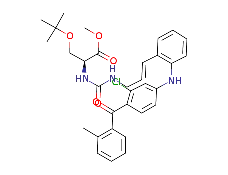 methyl O-(tert-butyl)-N-({[(2E)-3-(2-{[3-chloro-4-(2-methylbenzoyl)phenyl]amino}phenyl)prop-2-enyl]amino}carbonyl)-l-serinate