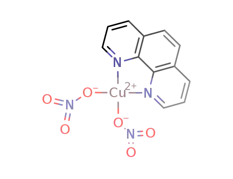 Molecular Structure of 19319-88-1 (DINITRATO(1,10-PHENANTHROLINE)COPPER(II))
