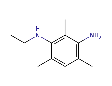 Molecular Structure of 856189-55-4 (<i>N</i>-ethyl-2,4,6-trimethyl-<i>m</i>-phenylenediamine)