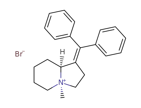 Indolizinium, 1-(diphenylmethylene)octahydro-4-methyl-, bromide