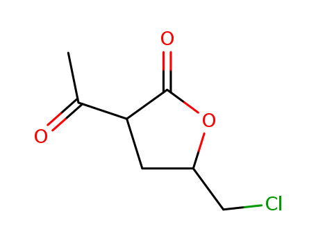 2(3H)-Furanone, 3-acetyl-5-(chloromethyl)dihydro-