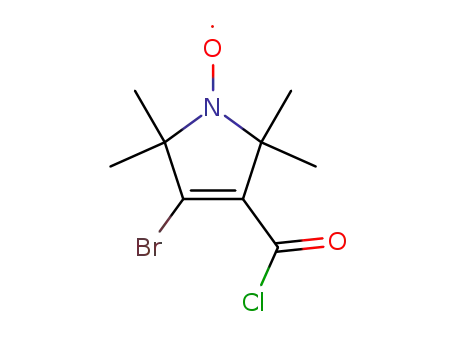 1-oxyl-3-bromo-2,2,5,5-tetramethyl-Δ<sup>3</sup>-pyrrolin-4-carboxylic acid chloride