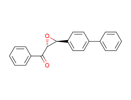 Molecular Structure of 82389-34-2 (phenyl-[3-(4-phenylphenyl)oxiran-2-yl]methanone)