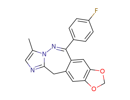5-(4-fluorophenyl)-8-methyl-11H-1,3-dioxolo[4,5-h]imidazo[1,2-c][2,3]benzodiazepine