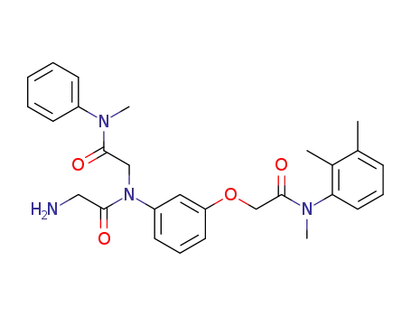 N-Methyl-N-(2,3-dimethylphenyl)-2-[3-[N-(2-aminoacetyl)-N-(N-methyl-N-phenylcarbamoylmethyl)amino]phenoxy]acetamide