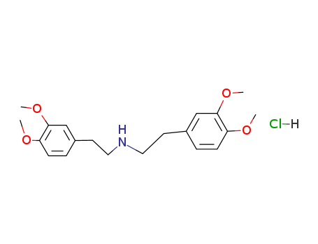 2-(3,4-dimethoxyphenyl)-N-[2-(3,4-dimethoxyphenyl)ethyl]ethanamine cas  19713-28-1