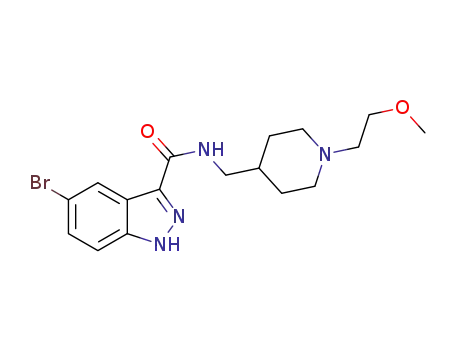 5-bromo-N-{[1-(2-methoxyethyl)piperidine-4-yl]methyl}-1H-indazole-3-carboxamide