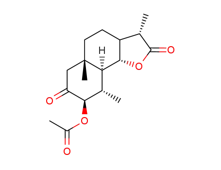 2-oxo-3β-acetoxy-5α-santanolide