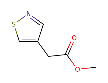 Molecular Structure of 10271-83-7 (4-Isothiazoleacetic acid, methyl ester)