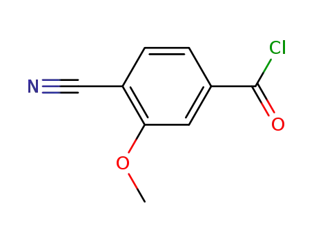 Benzoyl chloride, 4-cyano-3-methoxy- (9CI)
