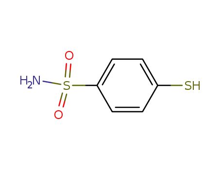 벤젠술폰아미드, 4-메르캅토-(9CI)