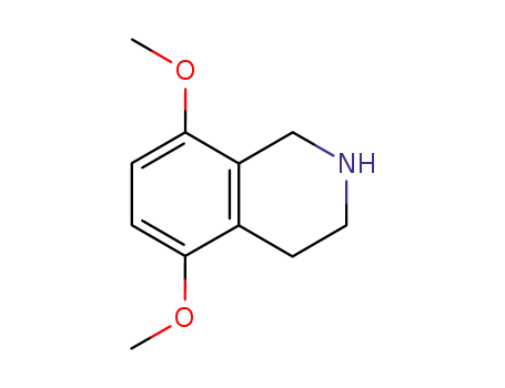 Molecular Structure of 76019-13-1 (5,6-dimethoxy-1,2,3,4-tetrahydroisoquinoline)