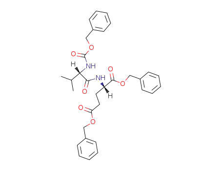 Molecular Structure of 3062-06-4 (Benzyloxycarbonyl-L-valyl-L-glutaminsaeure-dibenzylester)