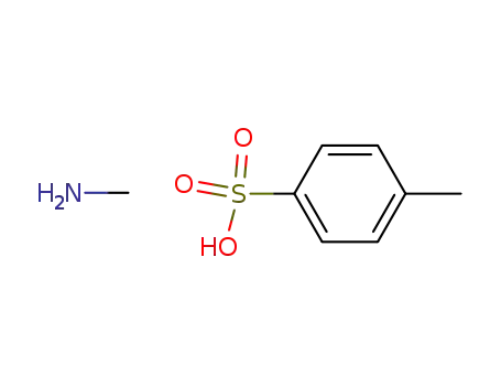 Molecular Structure of 2840-20-2 (monomethylammonium p-toluenesulfonate)