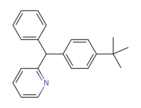 Molecular Structure of 1393444-73-9 ((4-tert-butylphenyl)(2-pyridyl)phenylmethane)