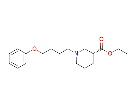 (R)-1-(4-phenoxy-1-butyl)-3-piperidinecarboxylic acid ethyl ester