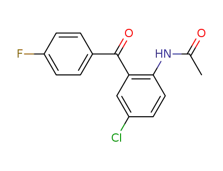 N-(2-(4-fluorobenzoyl)-4-chlorophenyl)acetamide