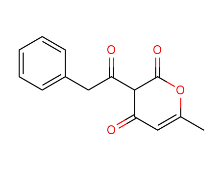 2H-Pyran-2,4(3H)-dione, 6-methyl-3-(phenylacetyl)-