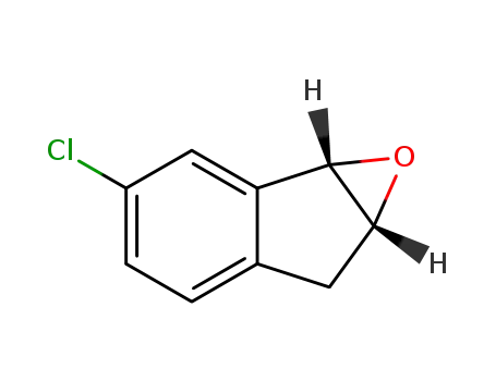 Molecular Structure of 1427414-93-4 ((1aS,6aR)-3-chloro-6,6a-dihydro-1aH-1-oxa-cyclopropa[a]-indene)