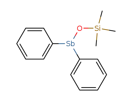 Diphenylstibino-trimethylsiloxan