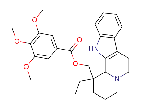 1-(3,4,5-Trimethoxybenzoyloxymethyl)-1-ethyl-1,2,3,4,6,7,12,12b-octahydro-indolo[2,3-a]quinolizine