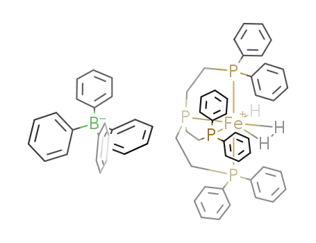 {FeH(η2-H2)(P(CH2CH2PPh2)3)}BPh4